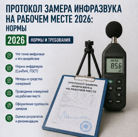 Протокол замера инфразвука на рабочем месте: нормы и оформление в России