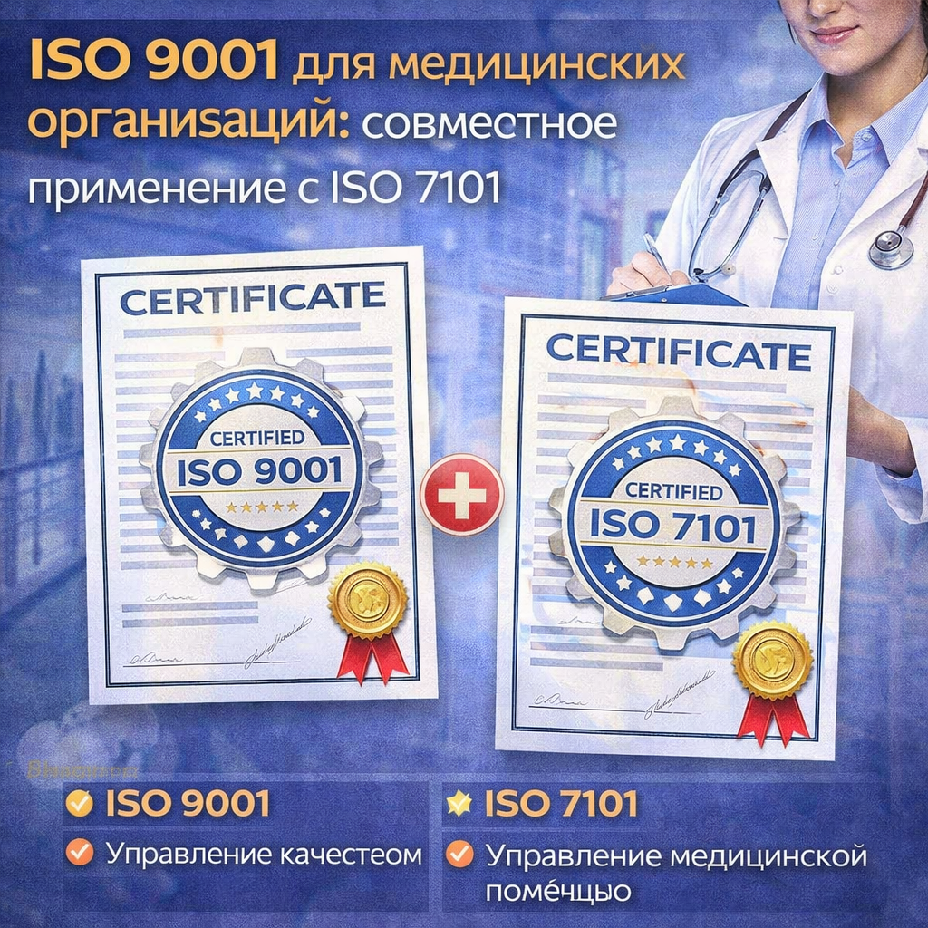ISO 9001 для медицинских организаций: совместное применение с ISO 7101
