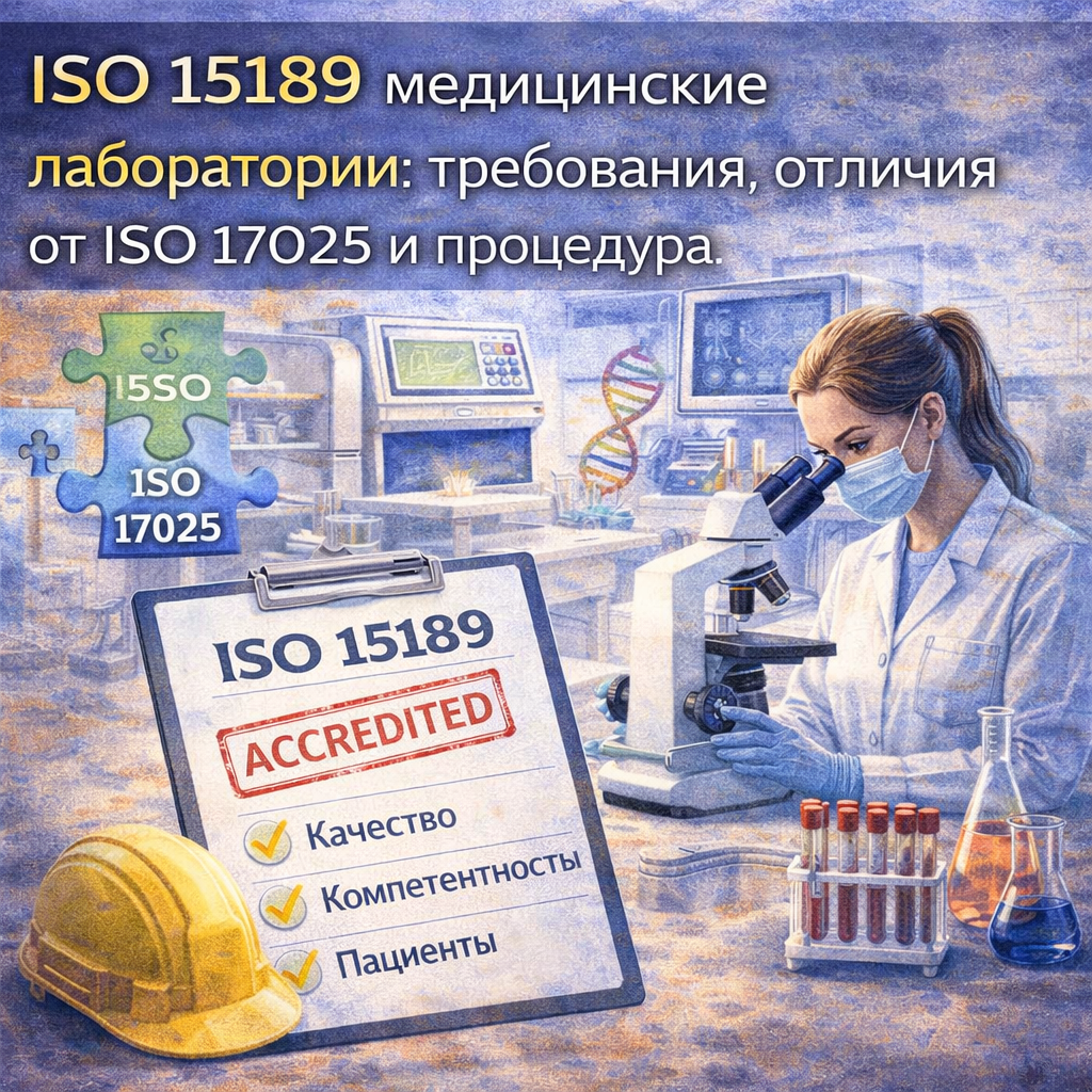 ISO 15189 медицинские лаборатории: требования, отличия от ISO 17025 и процедура