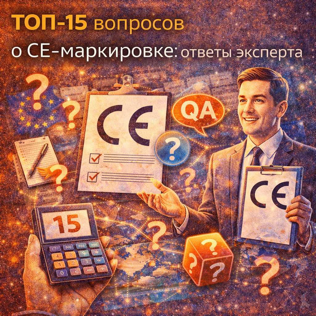 ТОП-15 вопросов о CE-маркировке: ответы эксперта