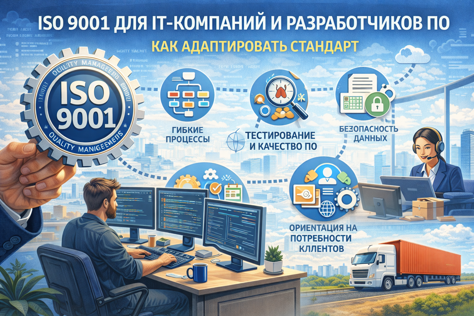 ISO 9001 для IT-компаний и разработчиков ПО: как адаптировать стандарт