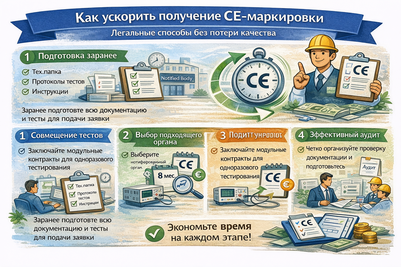 Как ускорить получение CE маркировки: легальные способы без потери качества