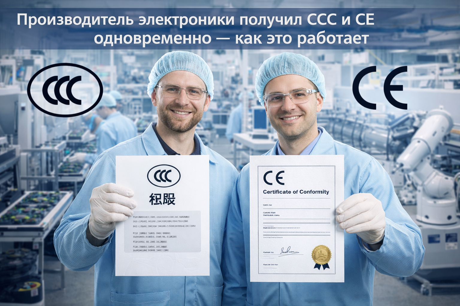 CCC и CE одновременно: как производитель электроники вышел на два рынка