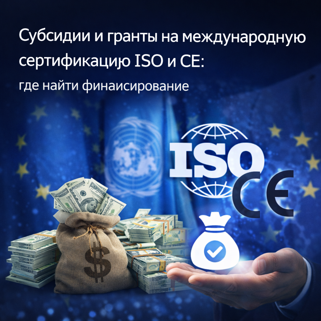 Субсидии и гранты на международную сертификацию ISO и CE: где найти финансирование