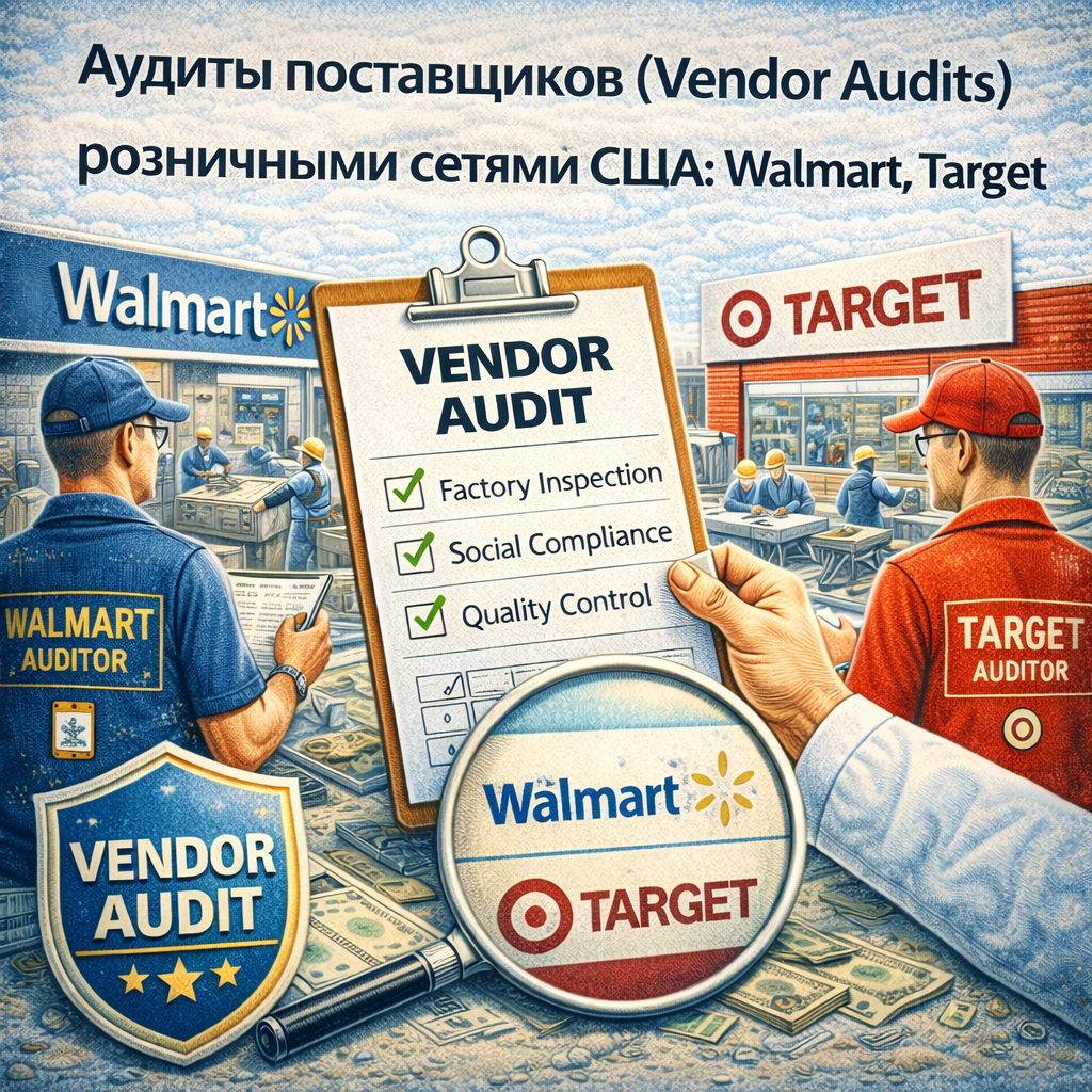 Аудиты поставщиков (Vendor Audits) розничными сетями США: Walmart, Target