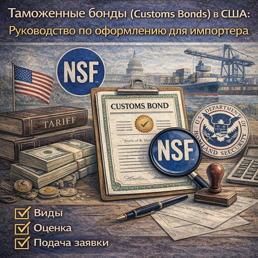Таможенные бонды (Customs Bonds) в США: Руководство по оформлению для импортера