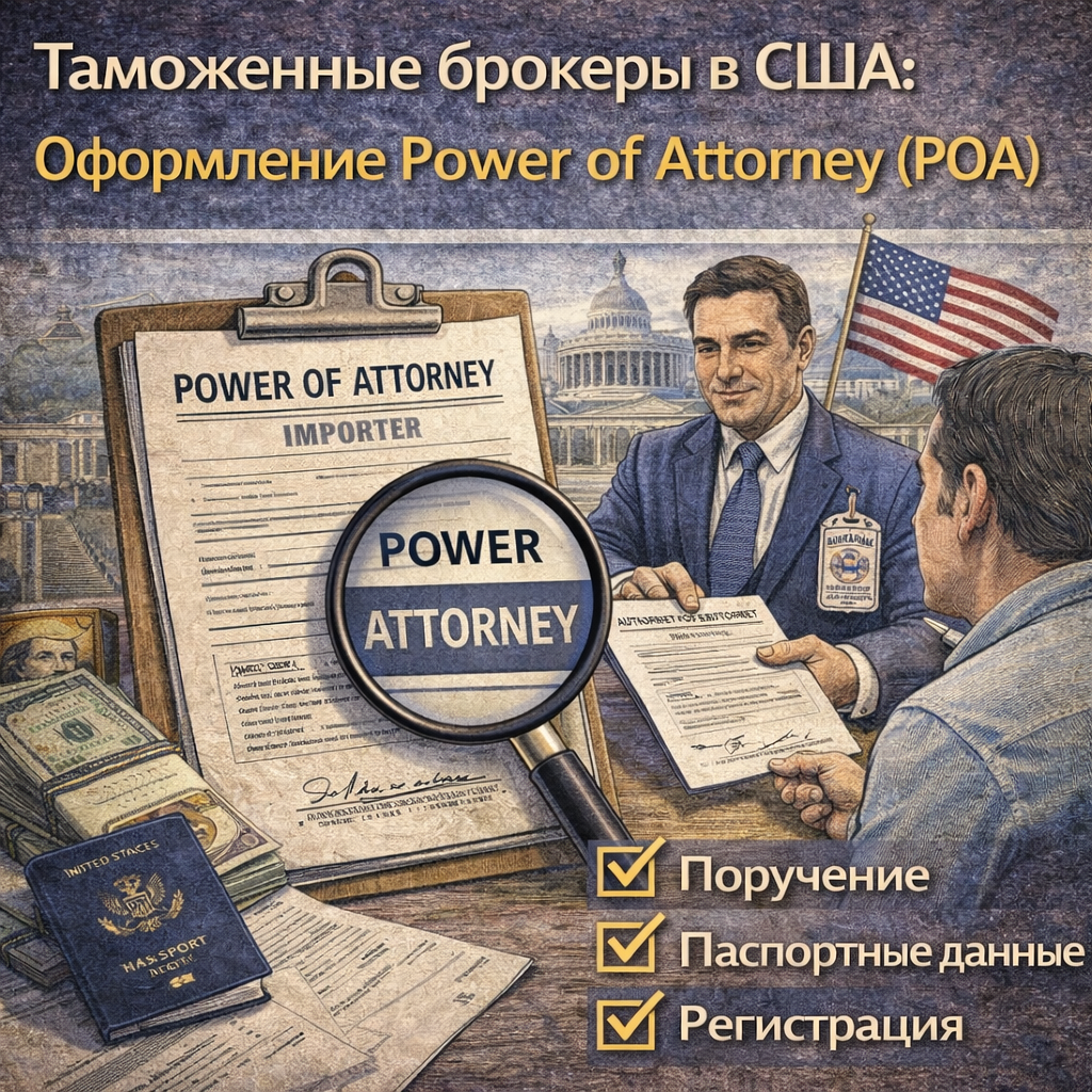 Таможенные брокеры в США: Оформление Power of Attorney (POA)
