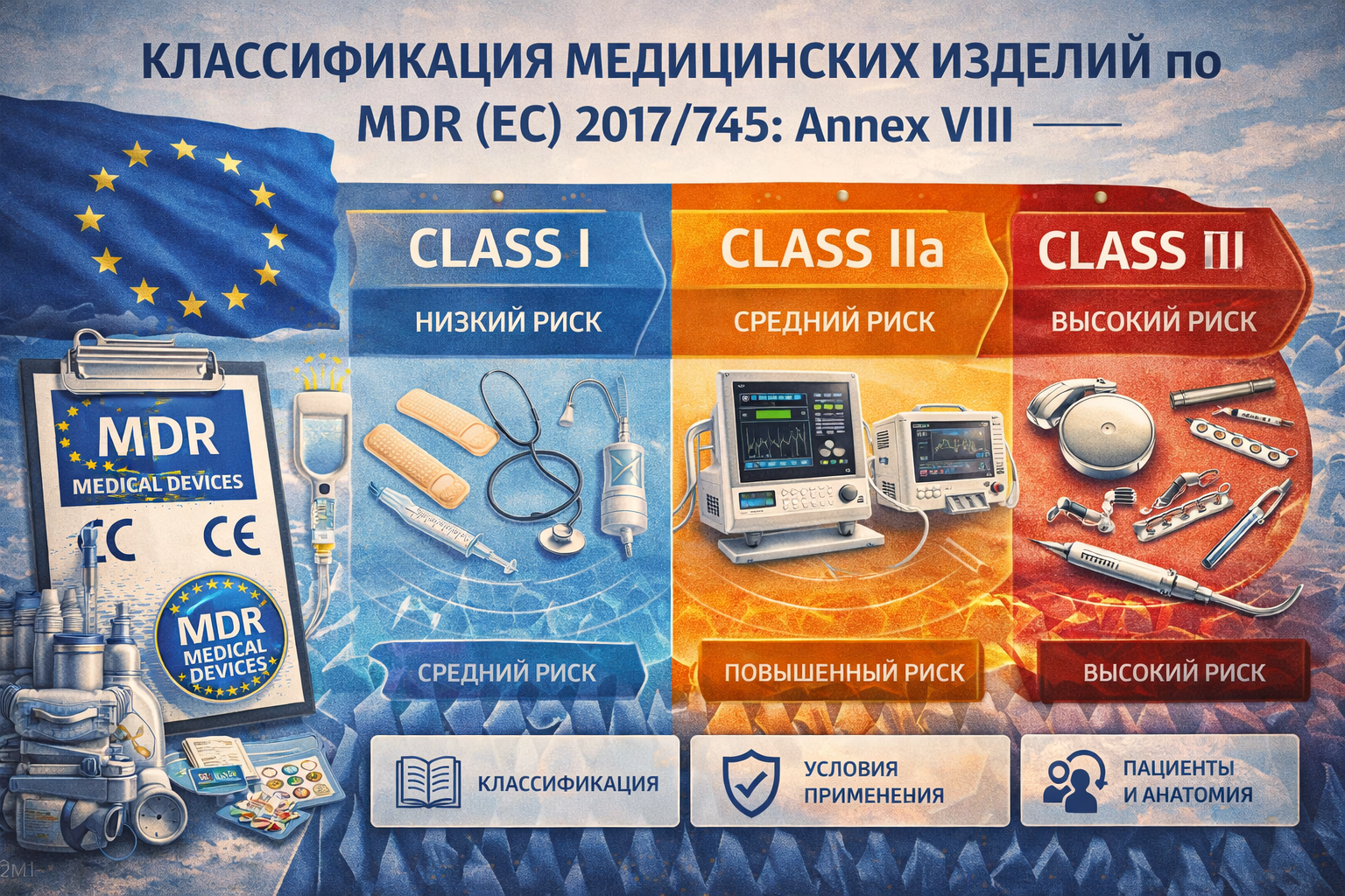 Классификация медицинских изделий по MDR (ЕС) 2017/745: Annex VIII