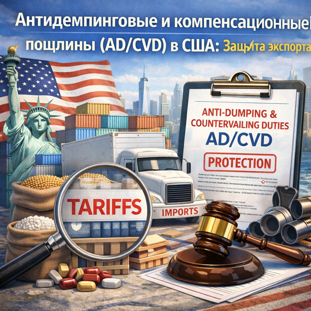 Антидемпинговые и компенсационные пошлины (AD/CVD) в США: Защита экспорта