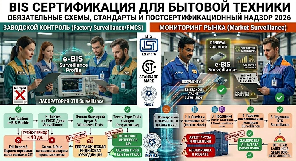Сертификация BIS для бытовой техники: регламенты, стандарты и правила импорта в Индию в 2026 году