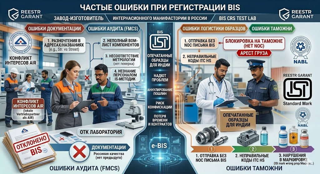 Частые ошибки при регистрации BIS: разбор критических сбоев в процедурах FMCS и CRS в 2026 году