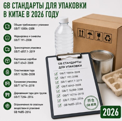 GB-стандарты для упаковки в Китае в 2026 году