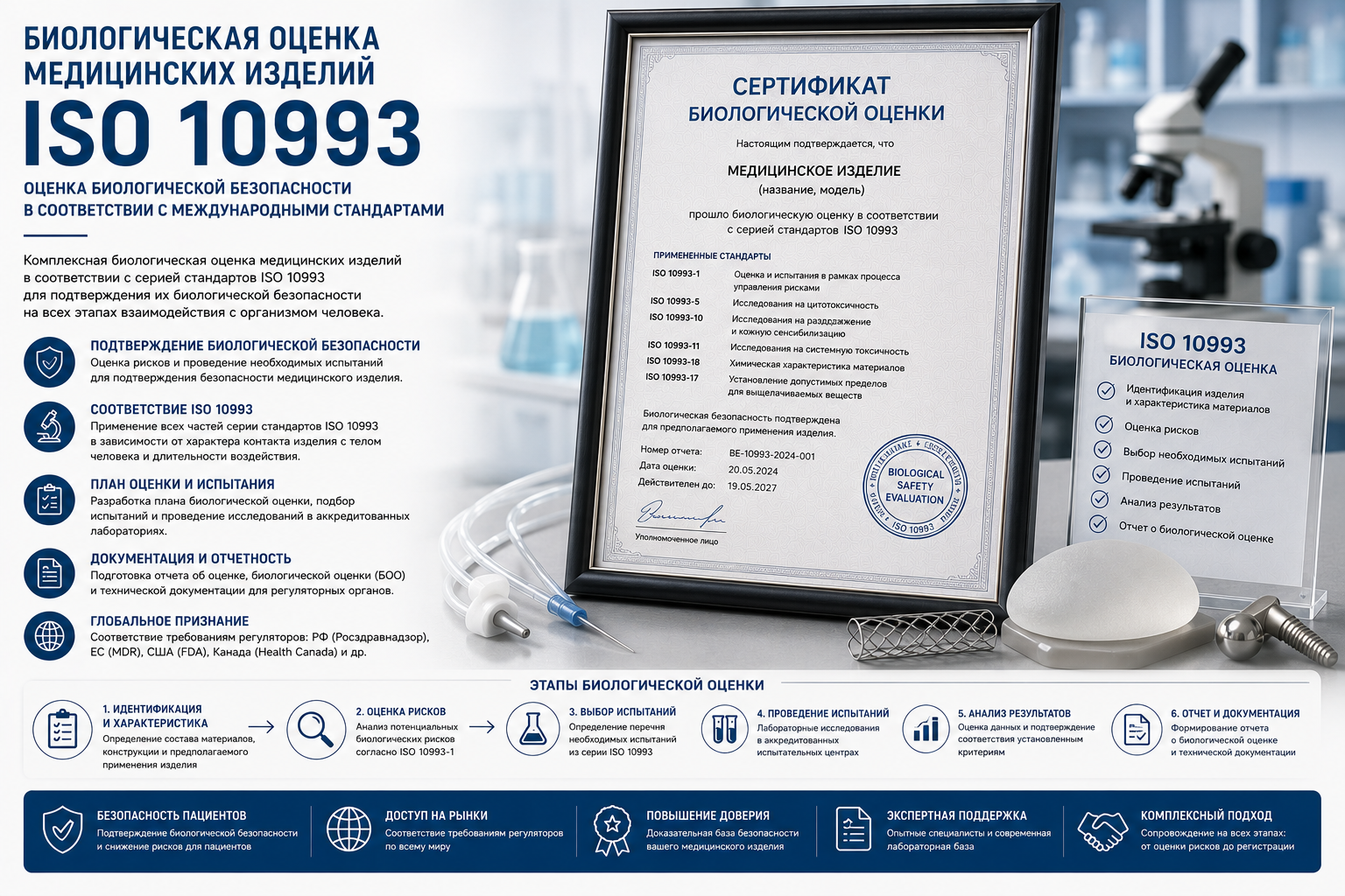 Биологическая оценка медицинских изделий (ISO 10993)
