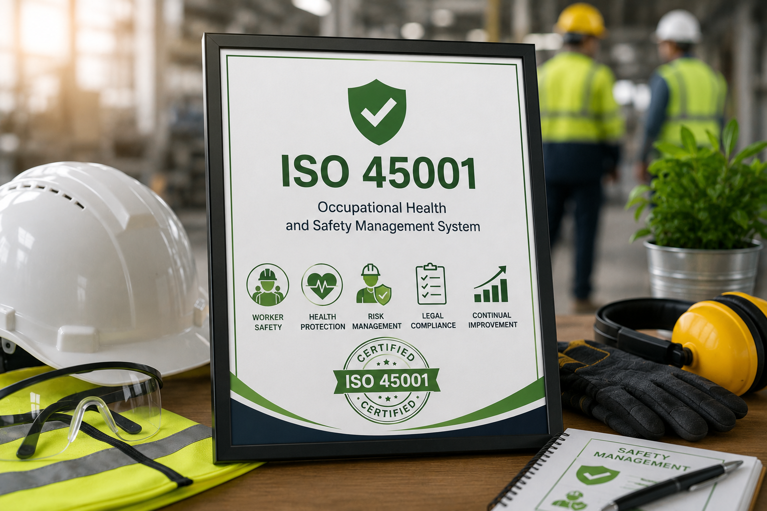Международная сертификация ISO 45001 (охрана здоровья и безопасность труда)