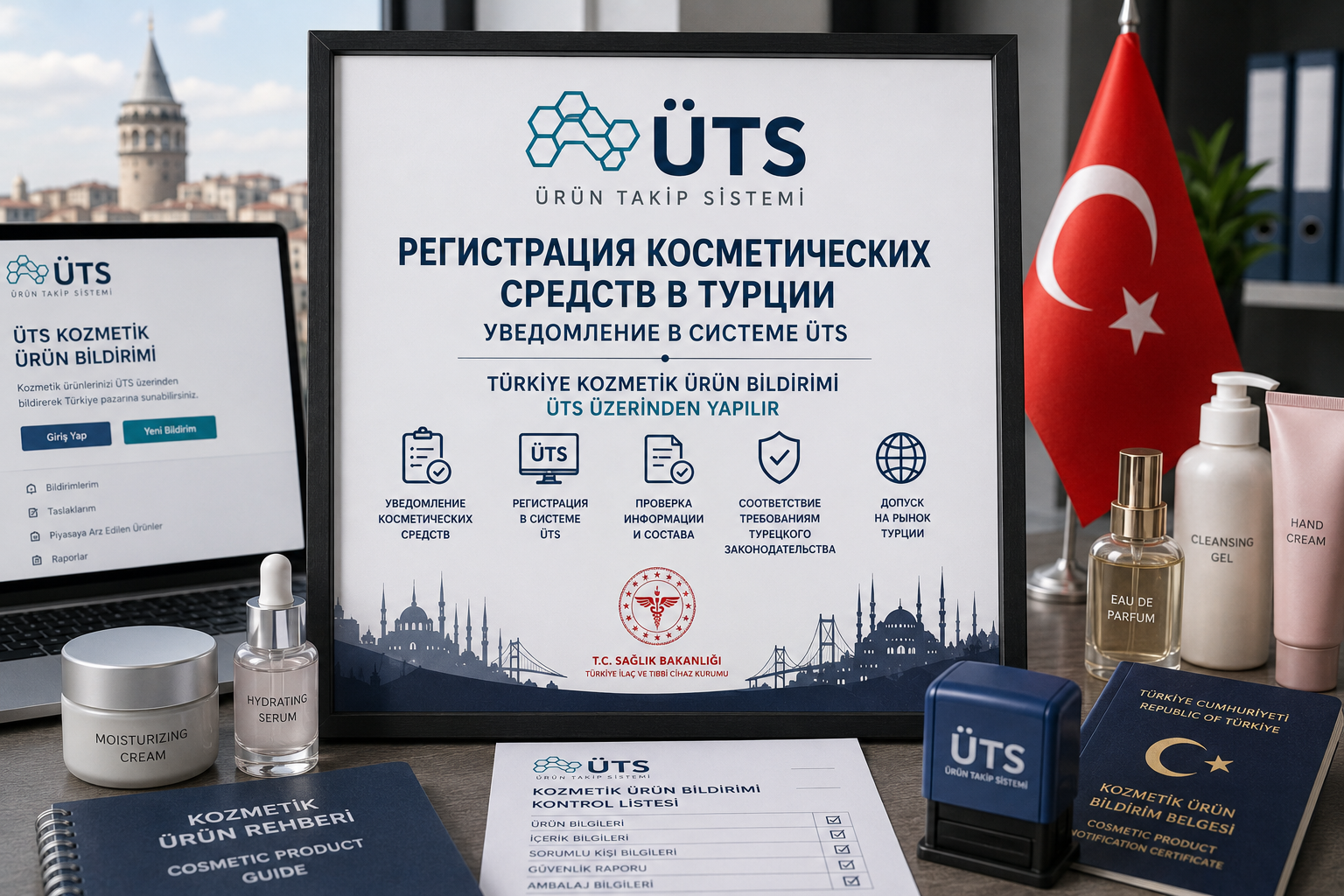 Регистрация косметических средств в Турции — уведомление в системе ÜTS