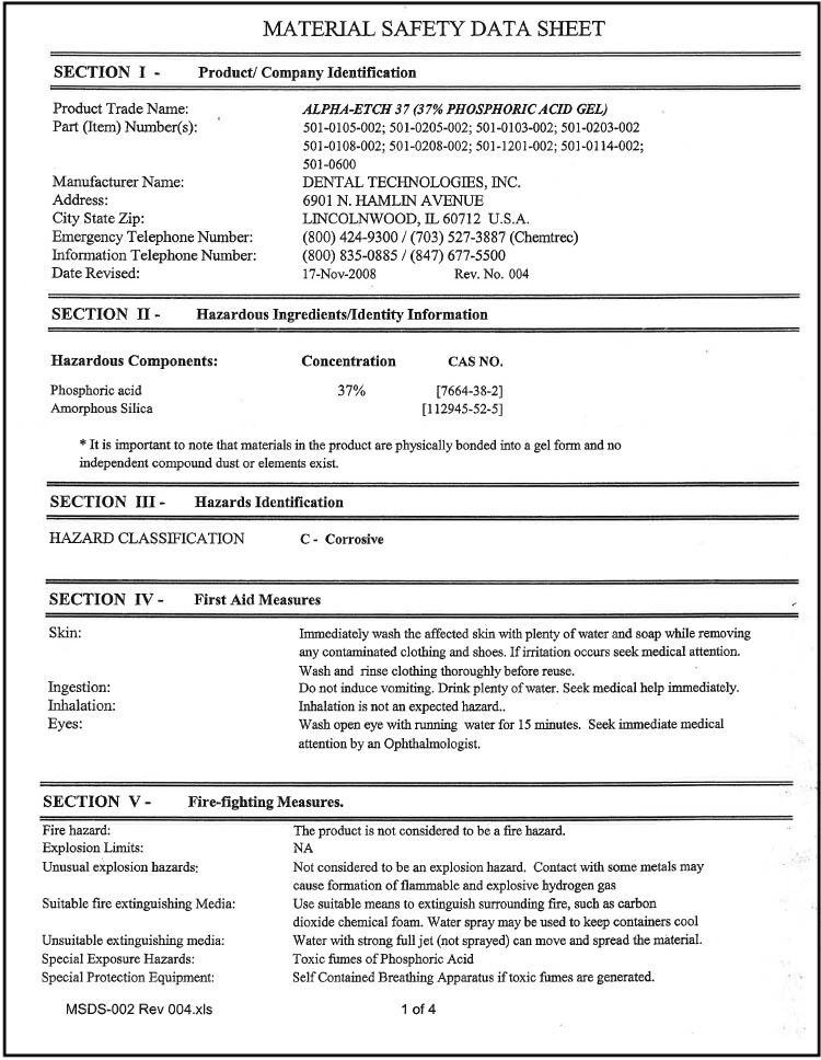 MSDS для экспорта – разработка