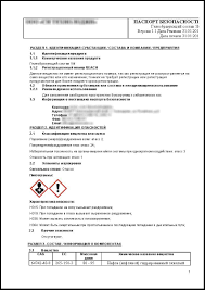 Разработка паспорта безопасности