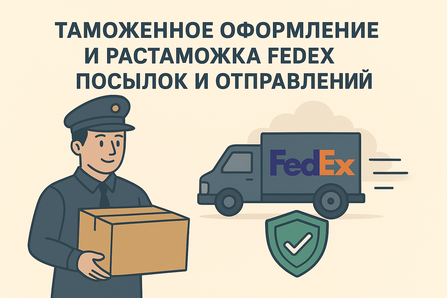 Таможенное оформление FedEx — растаможка посылок во Внуково за 4 часа