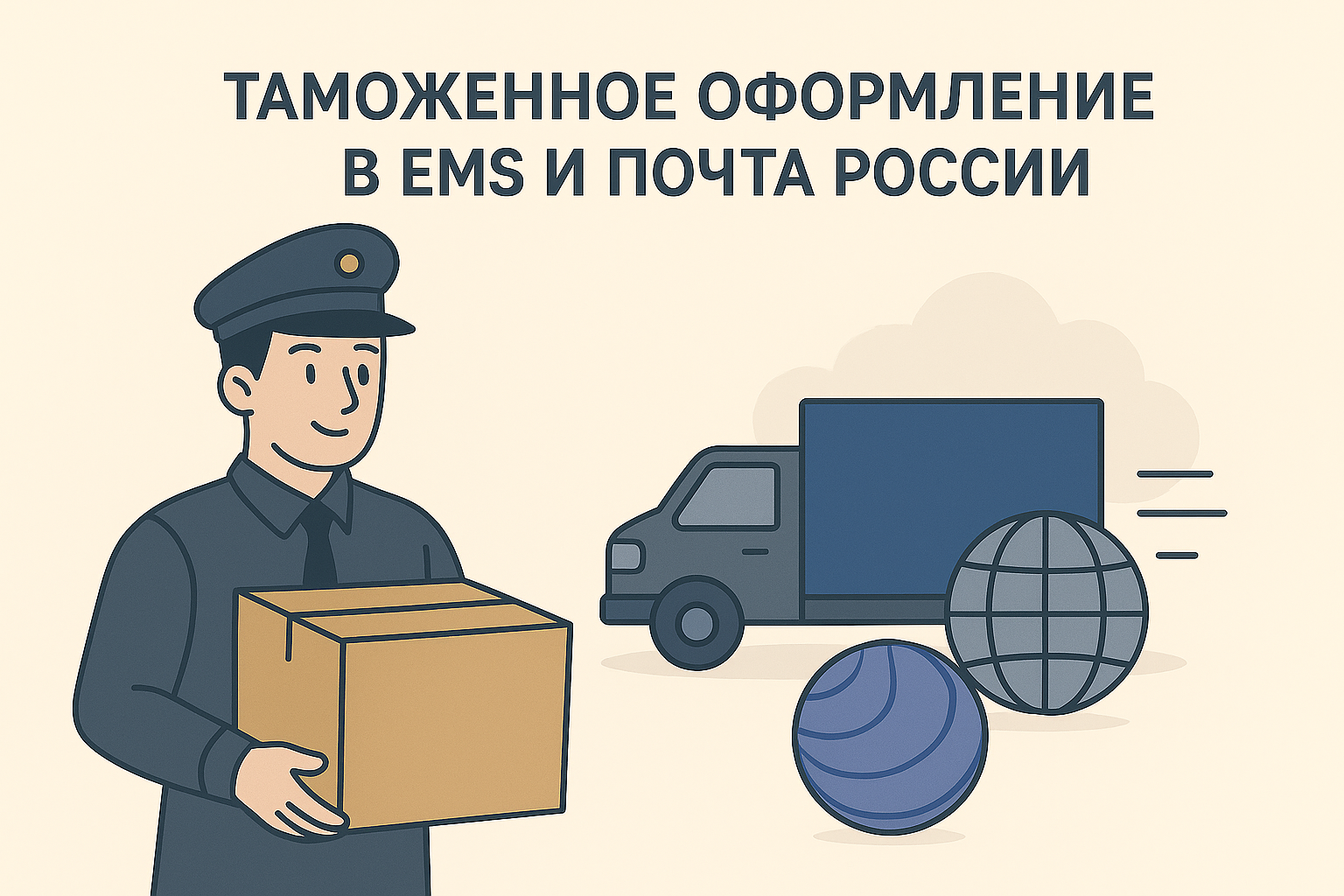 Таможенное оформление EMS и Почта России — растаможка задержанных посылок за 1 день