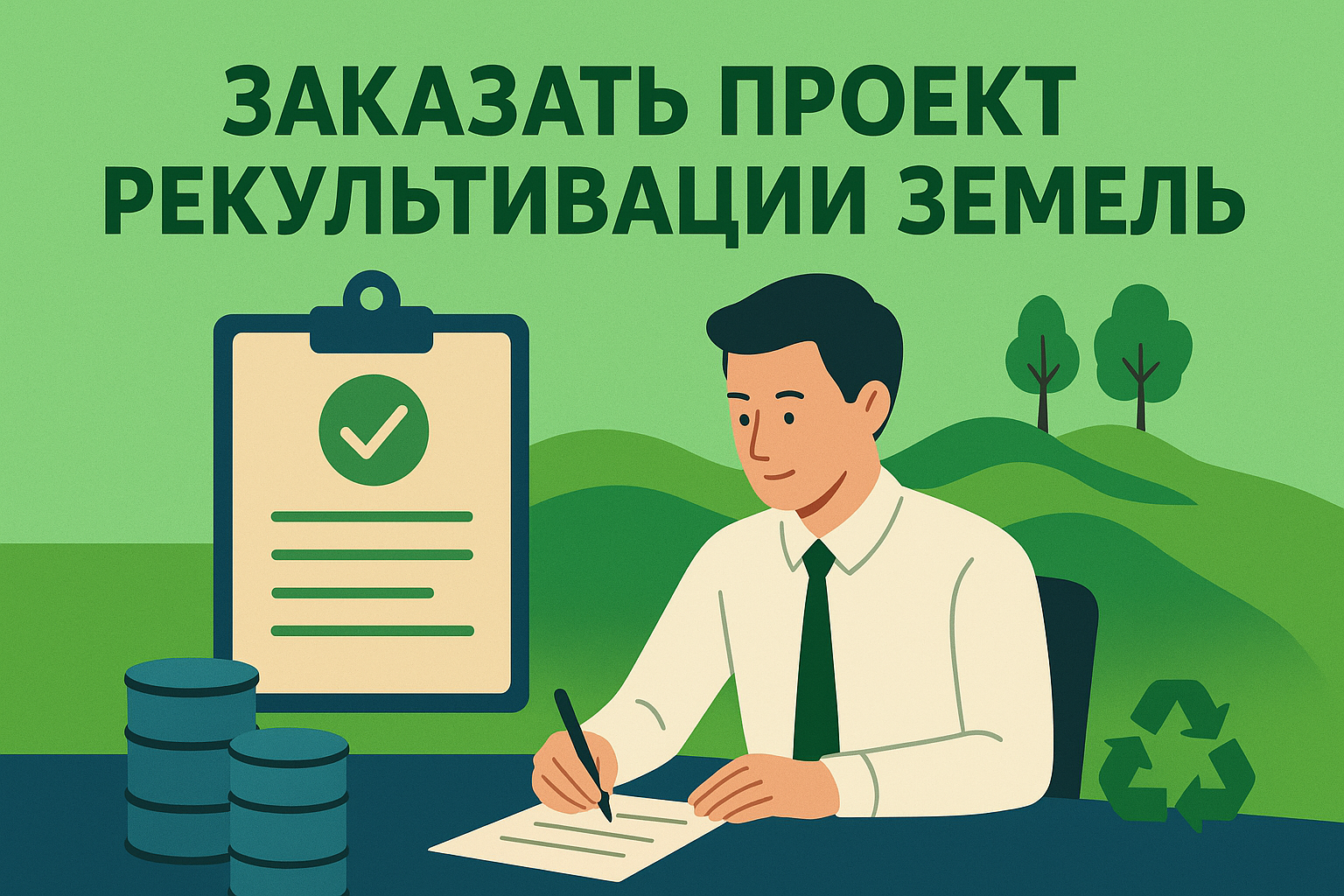 Заказать проект рекультивации земель: как выбрать подрядчика в 2026 году