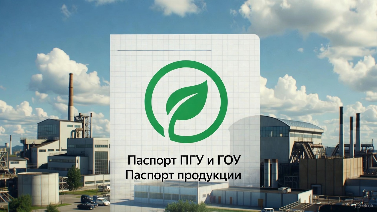 Разработка паспортов ПГУ и ГОУ