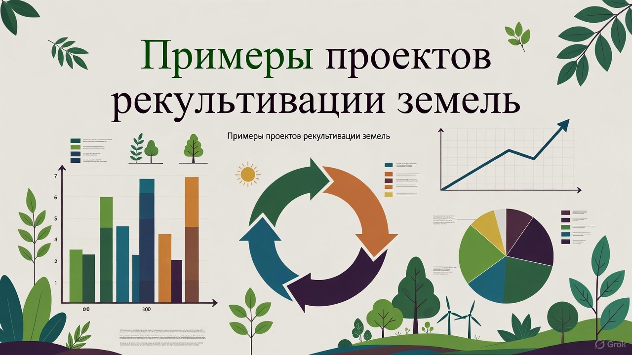 Примеры проектов рекультивации земель 2026: образцы, шаблоны, реальные кейсы с фото | Скачать бесплатно