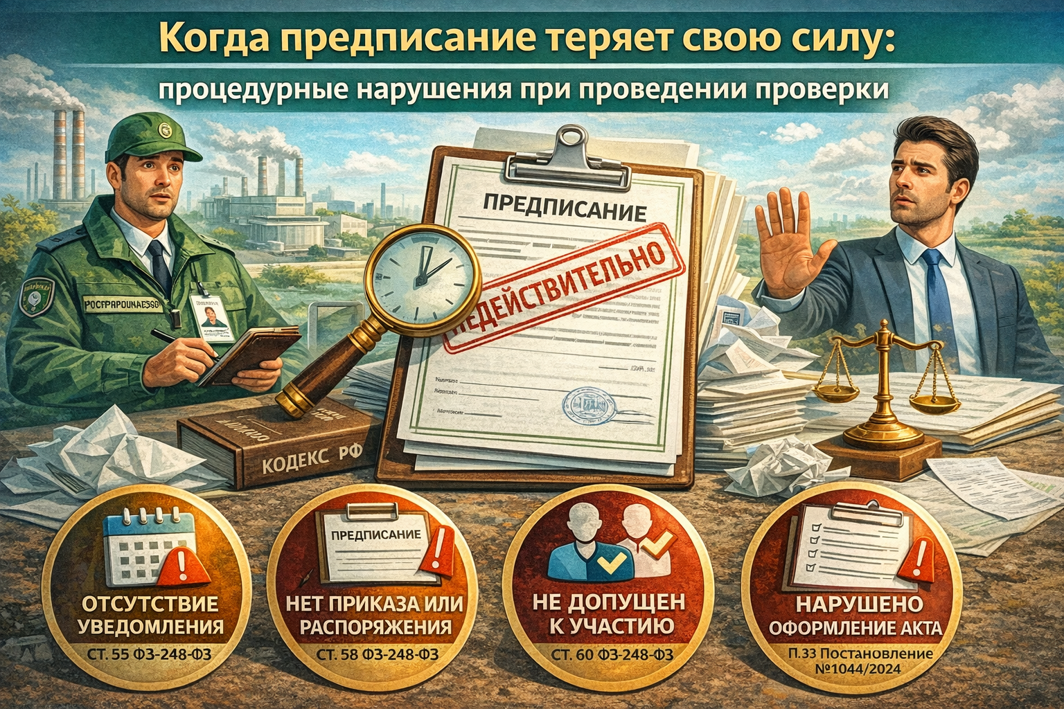Когда предписание теряет силу: процедурные нарушения при проверке в России