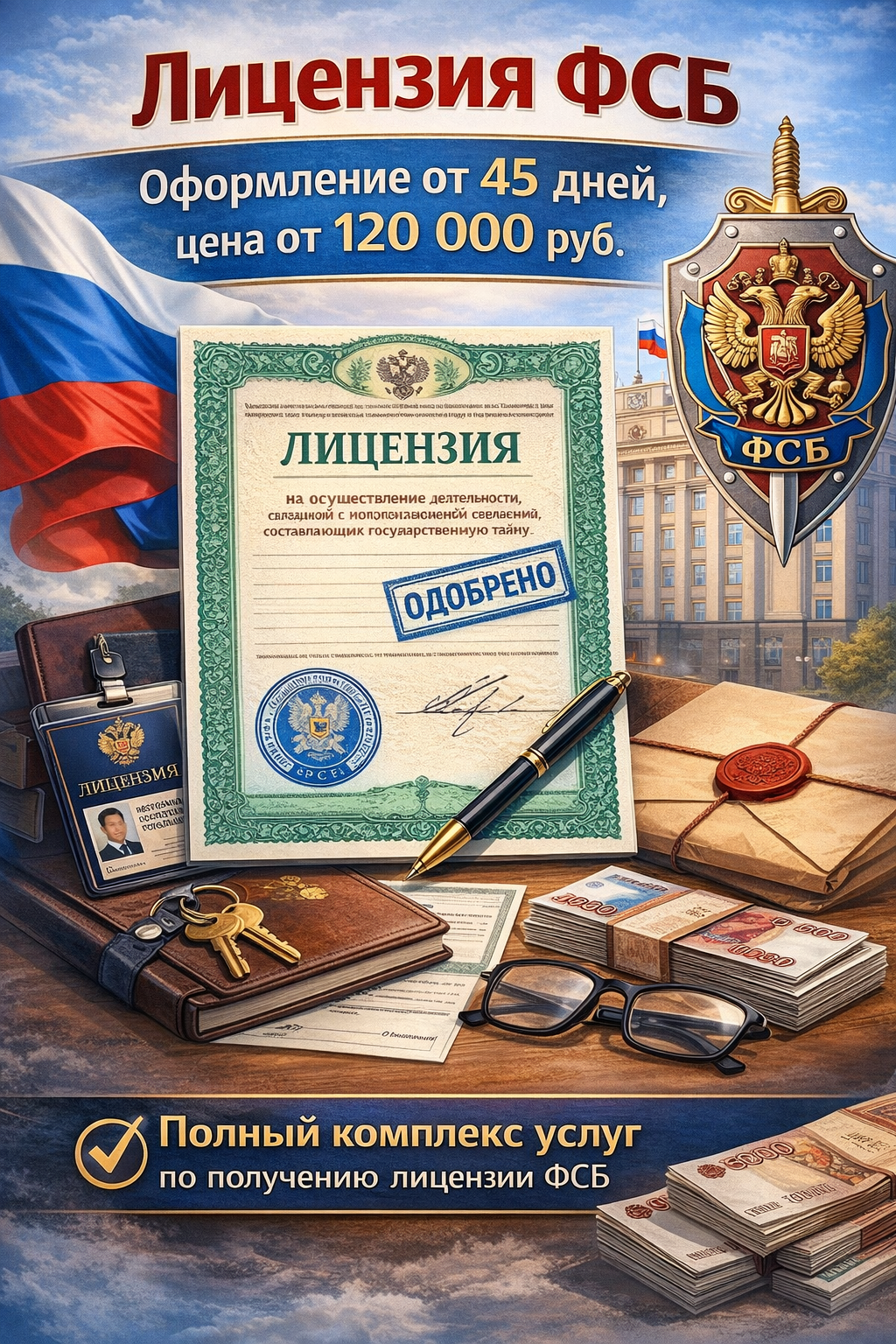 Лицензия ФСБ под ключ