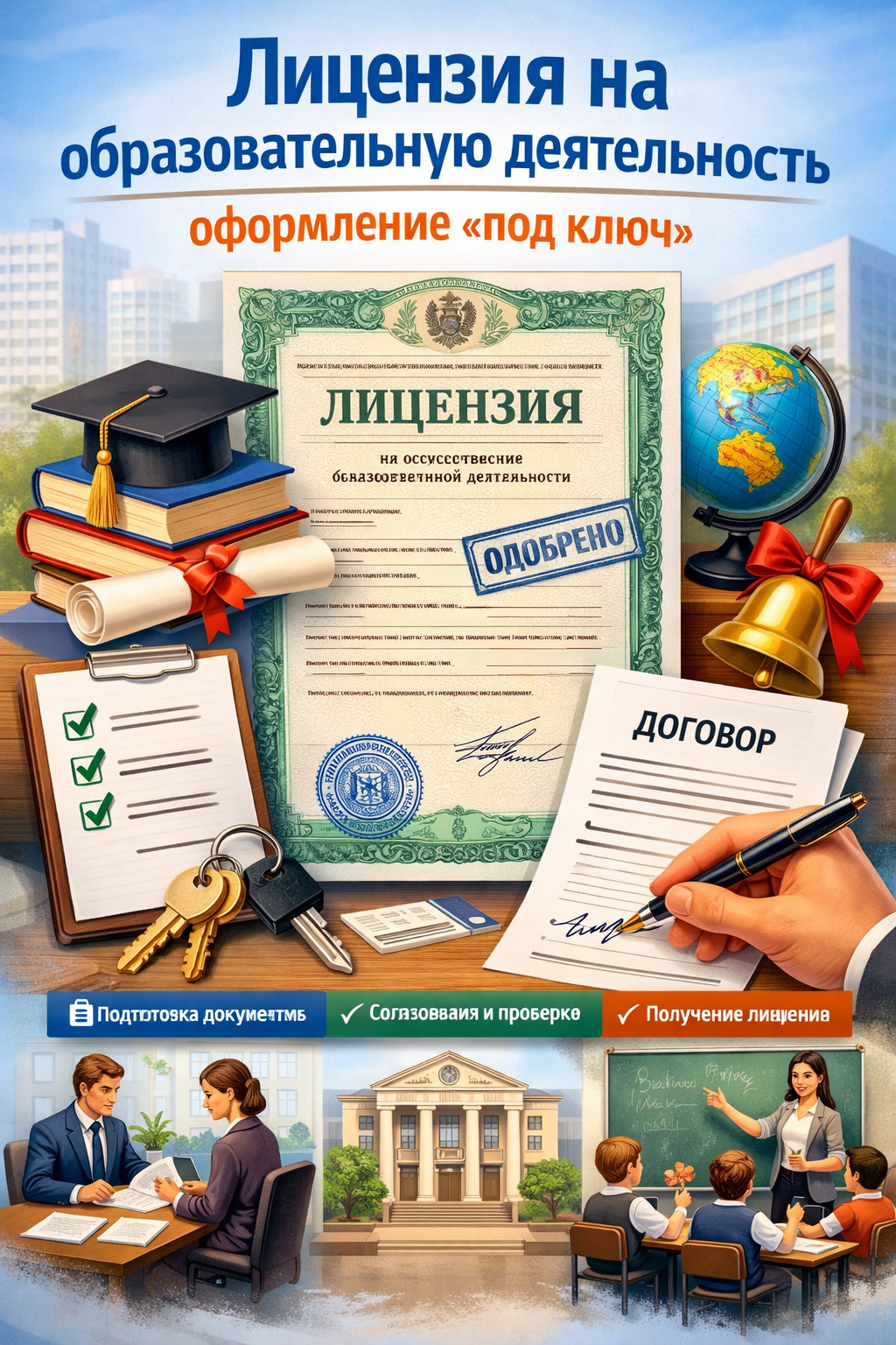 Лицензия на образовательную деятельность оформление под ключ