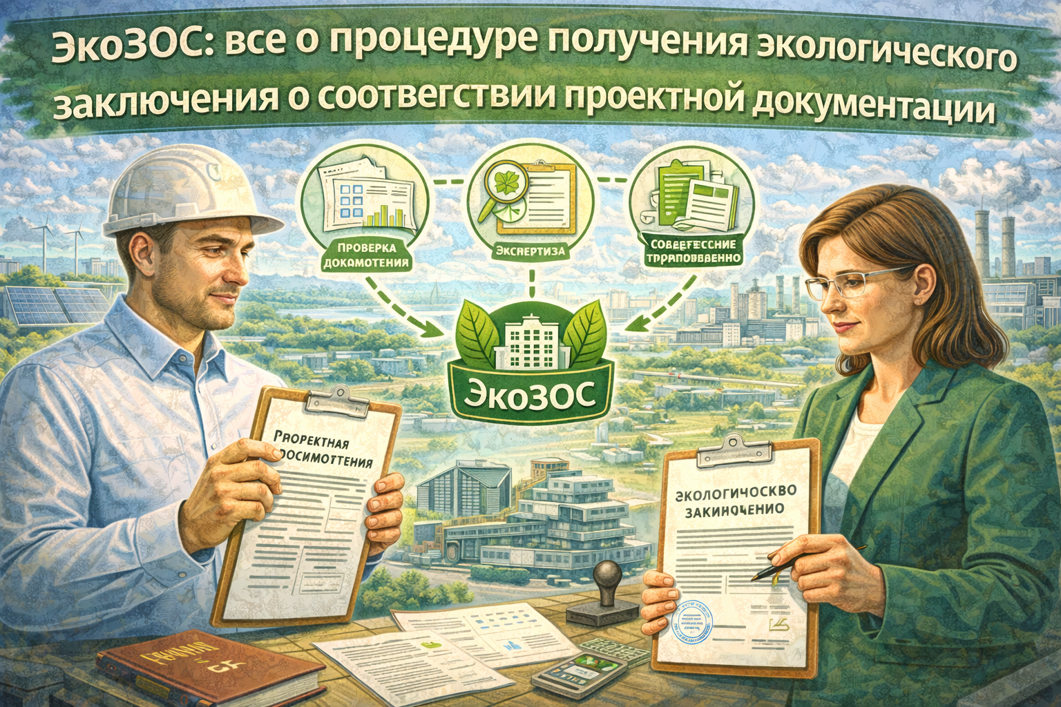 ЭкоЗОС: все о процедуре получения экологического заключения о соответствии проектной документации