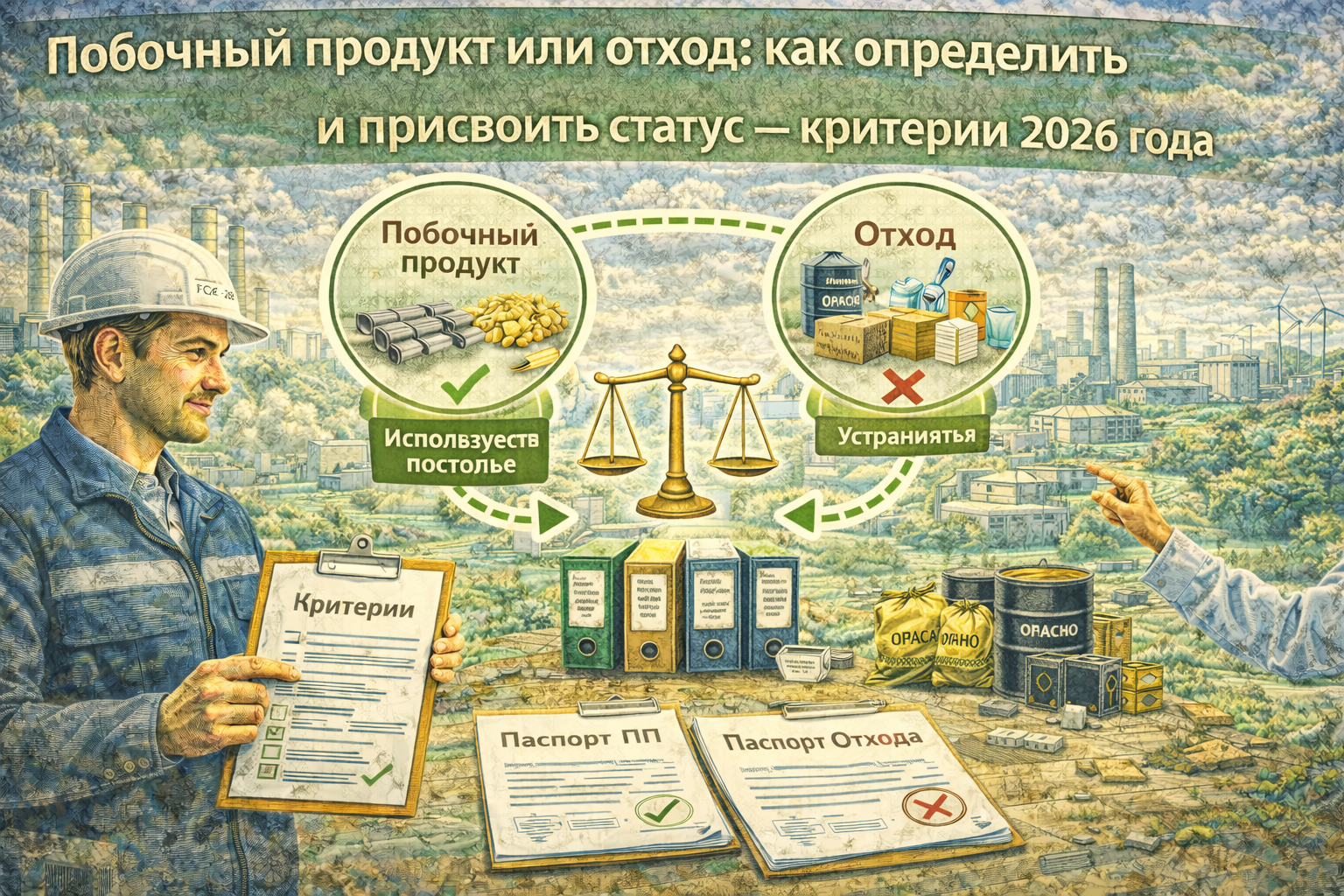 Побочный продукт или отход: как определить статус материала в России