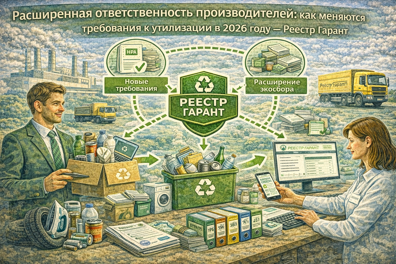 Расширенная ответственность производителей: как меняются требования к утилизации в 2026 году – Реестр Гарант