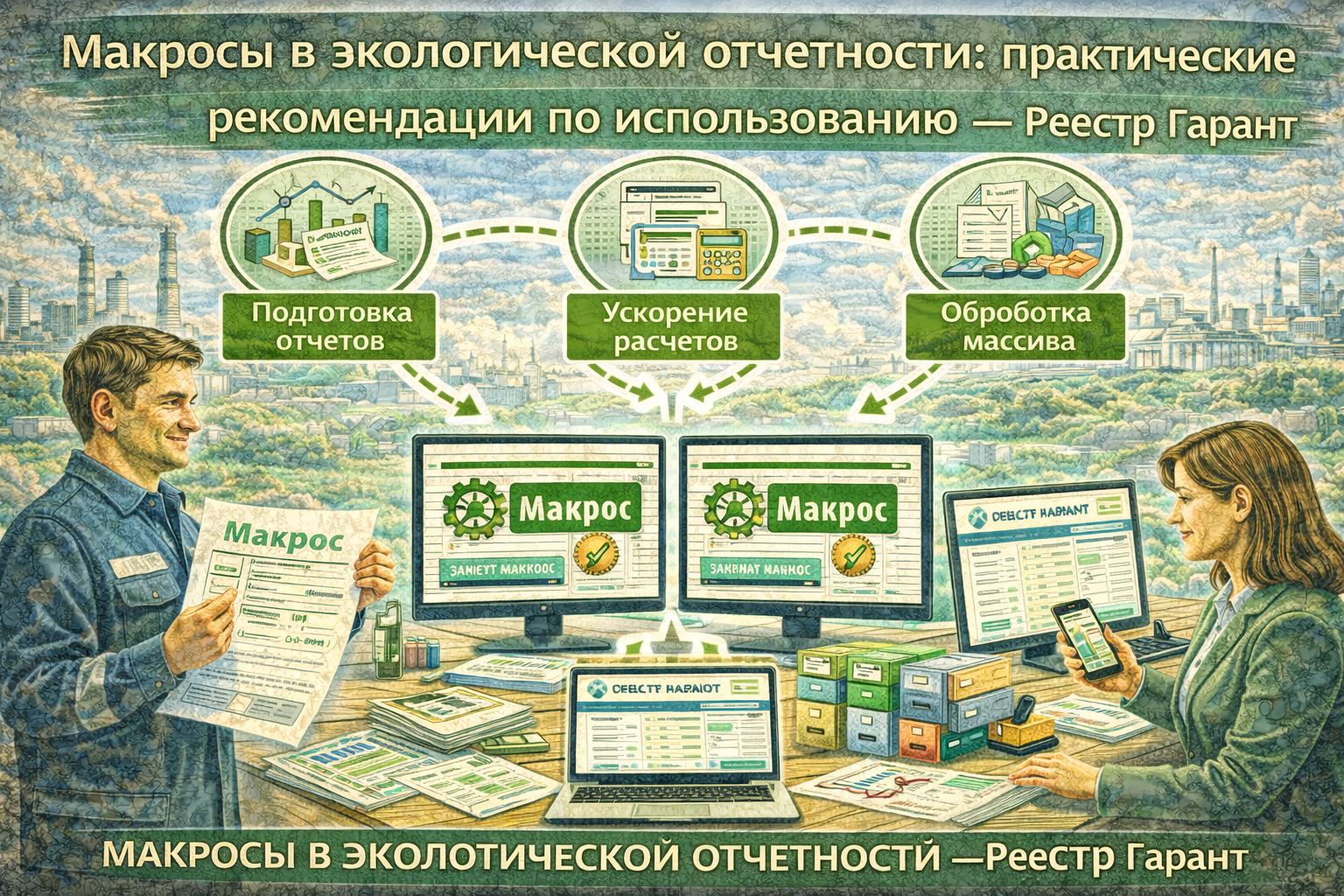 Макросы в экологической отчетности: практические рекомендации по использованию | Реестр Гарант