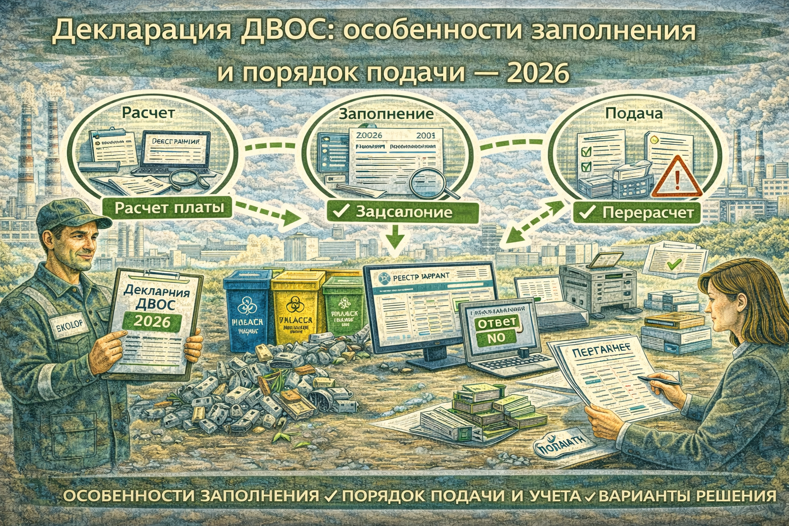 Декларация ДВОС: особенности заполнения и порядок подачи 2026