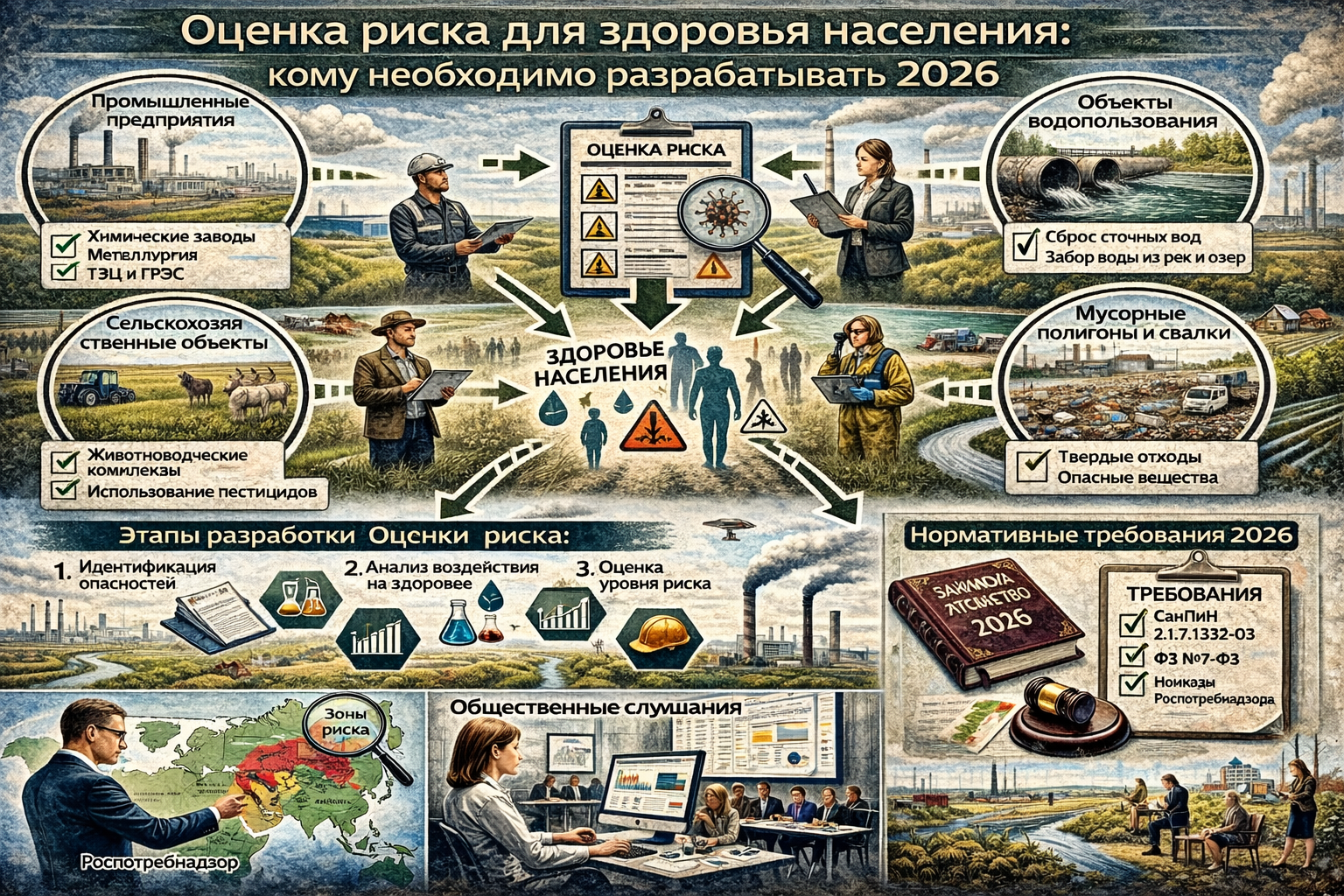 Оценка риска для здоровья населения: кому необходимо разрабатывать 2026