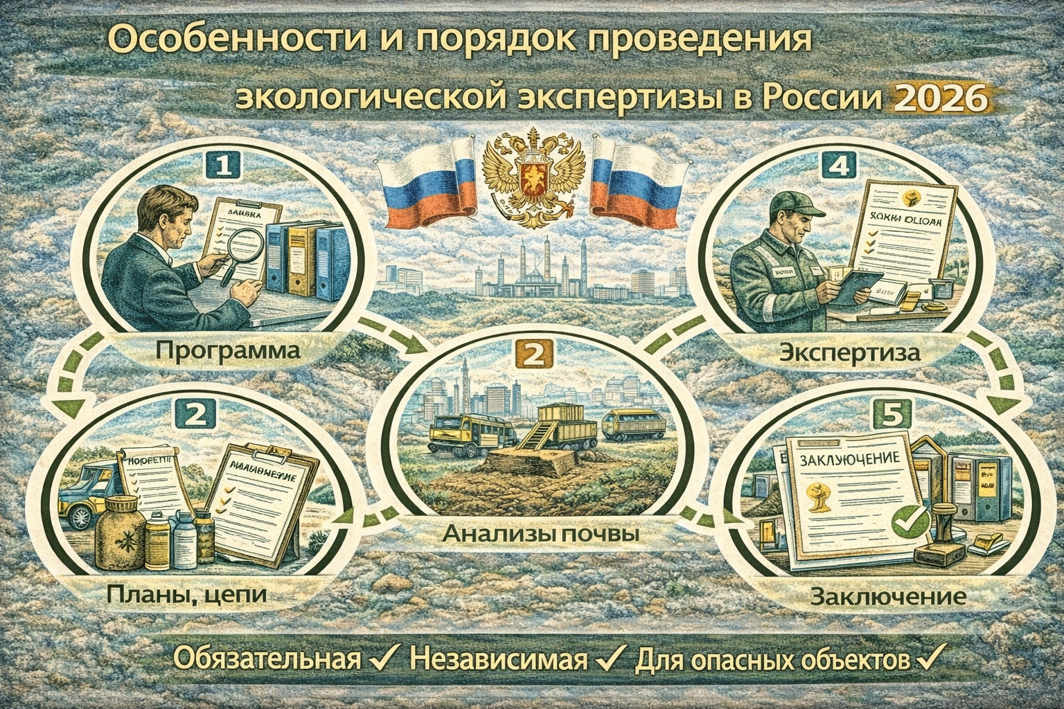 Особенности и порядок проведения экологической экспертизы в России 2026