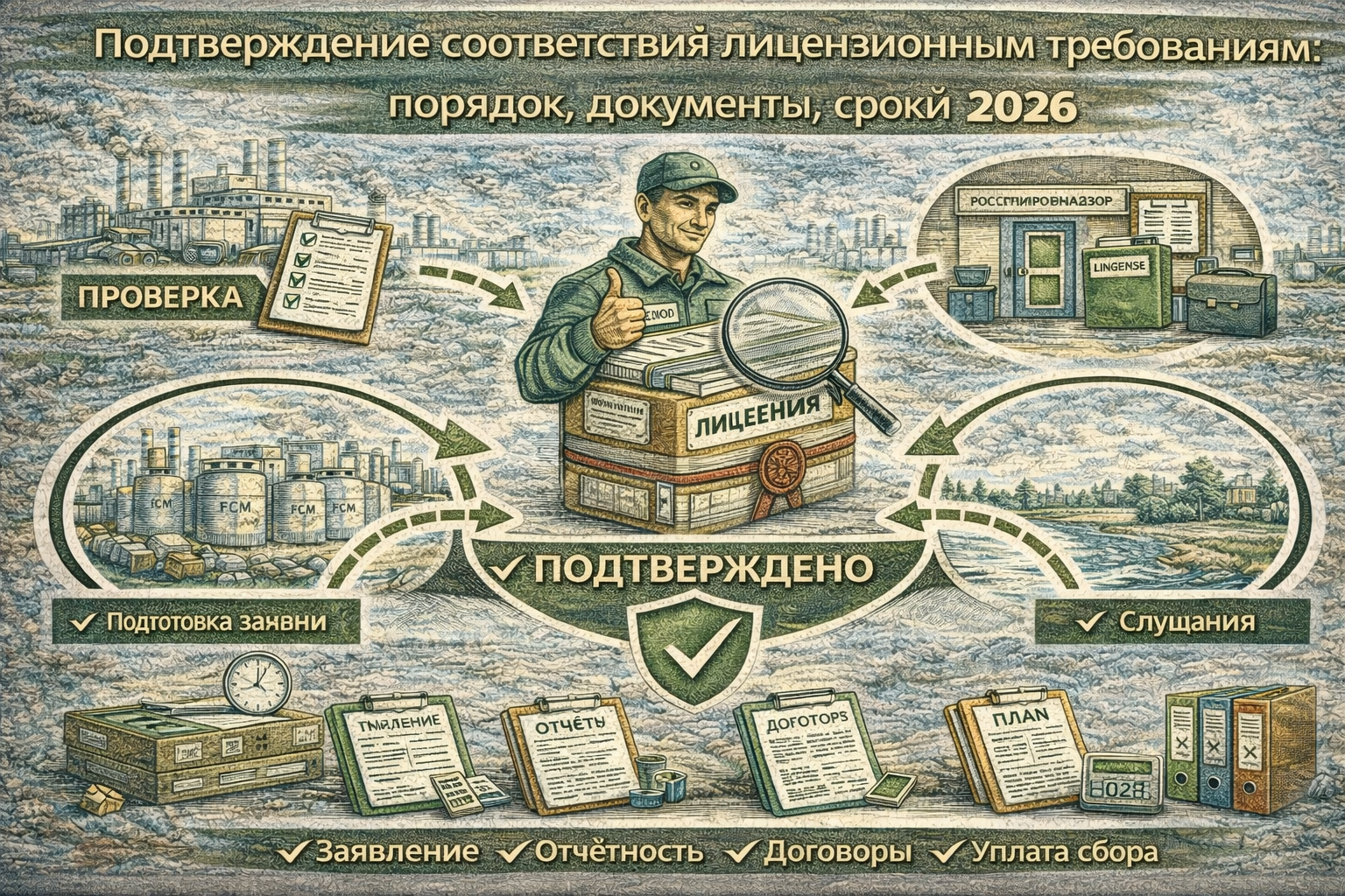Подтверждение соответствия лицензионным требованиям: порядок, документы, сроки 2026