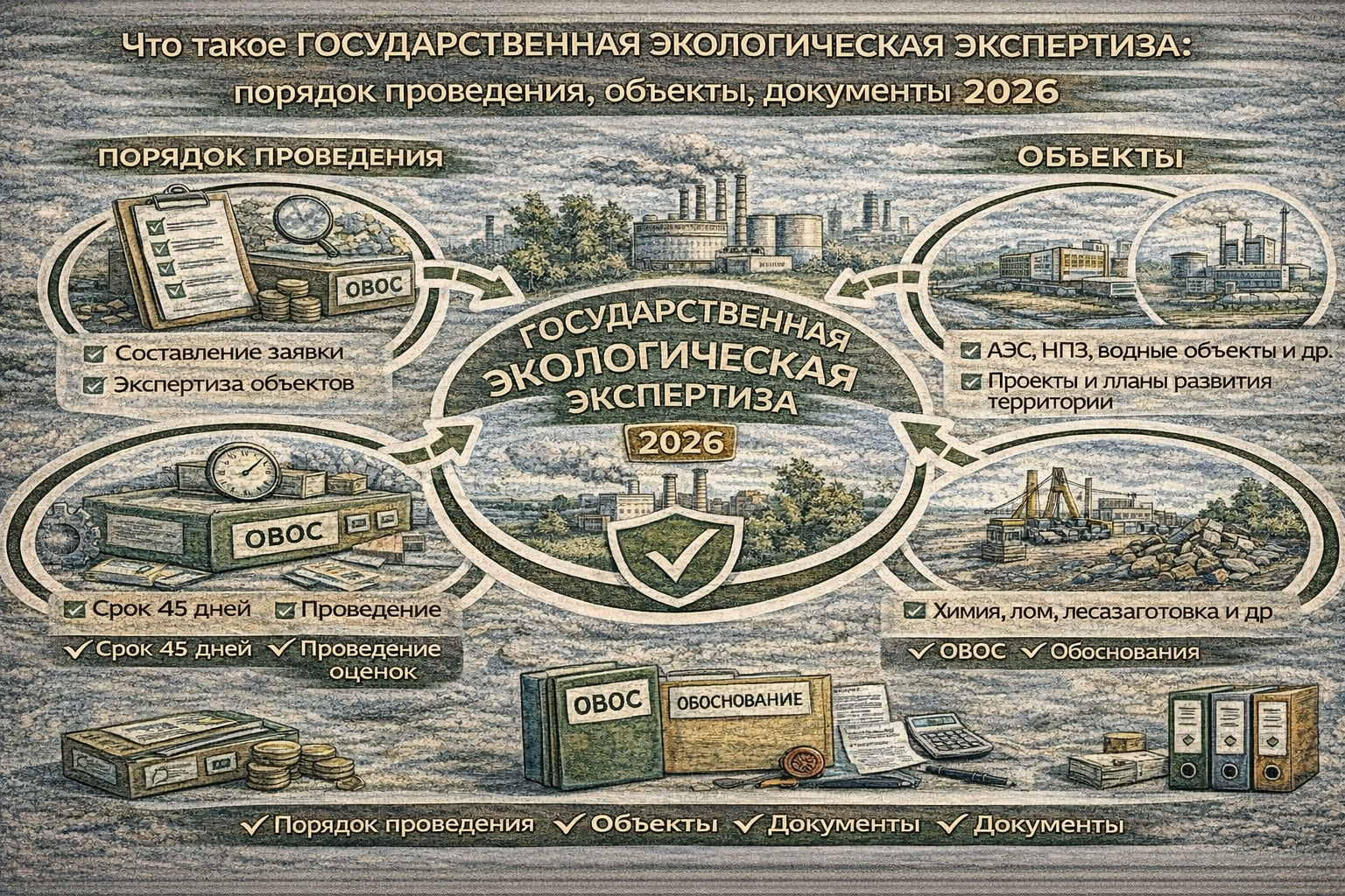 Что такое государственная экологическая экспертиза: порядок проведения, объекты, документы 2026