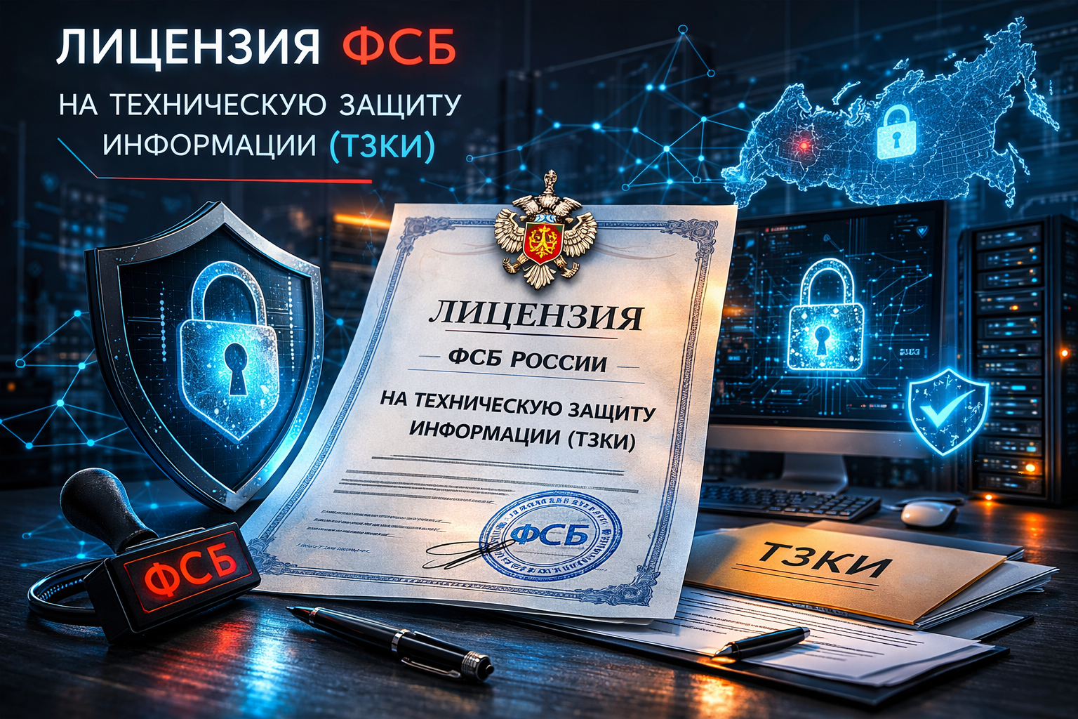 Лицензия ФСБ на ТЗКИ: какая лицензия нужна для технической защиты информации