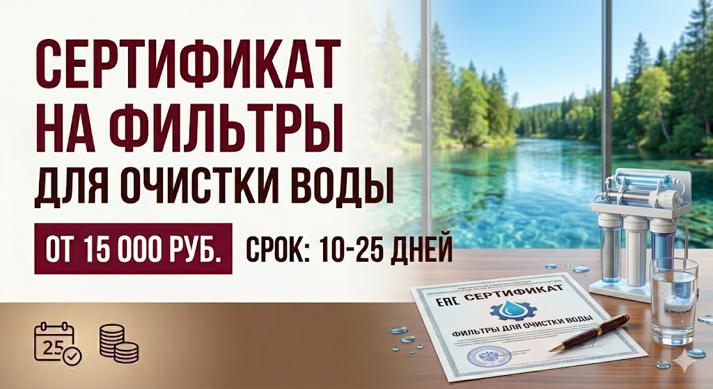 Сертификат на фильтры для воды в России: какой документ нужен и как проверить реестр