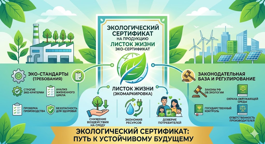 Экологический Сертификат 2026: ЭКО, БИО, Листок Жизни, ГОСТ