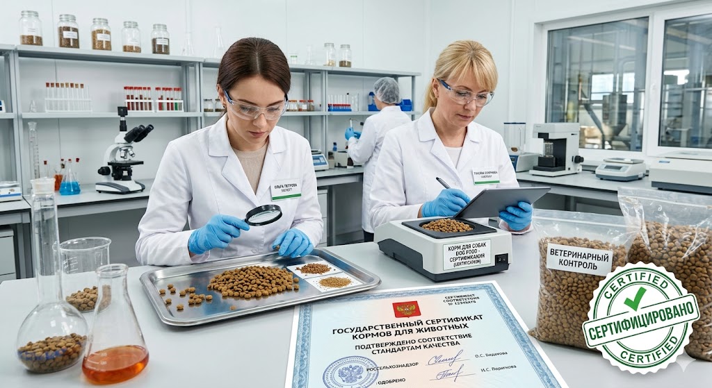 Сертификат на корм для животных: декларация ГОСТ Р для собак и кошек