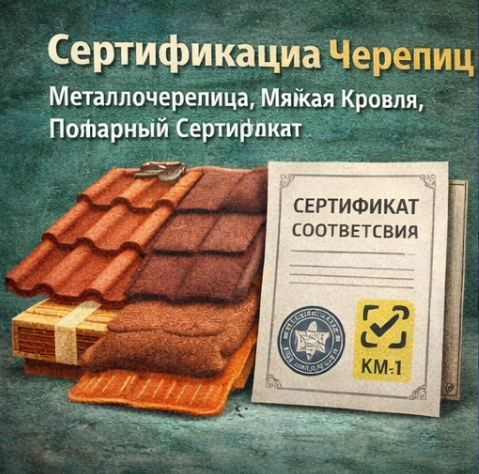 Сертификация Черепицы 2026: Металлочерепица, Мягкая Кровля, Пожарный Сертификат