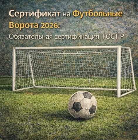 Сертификат на футбольные ворота: обязательна ли сертификация в России и какие ГОСТ применять