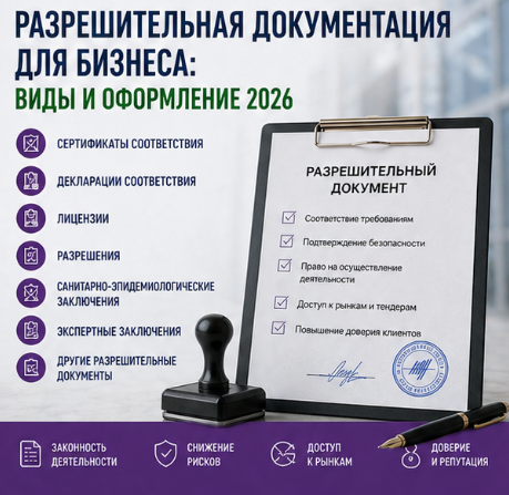 Разрешительная документация для бизнеса: виды и оформление 2026