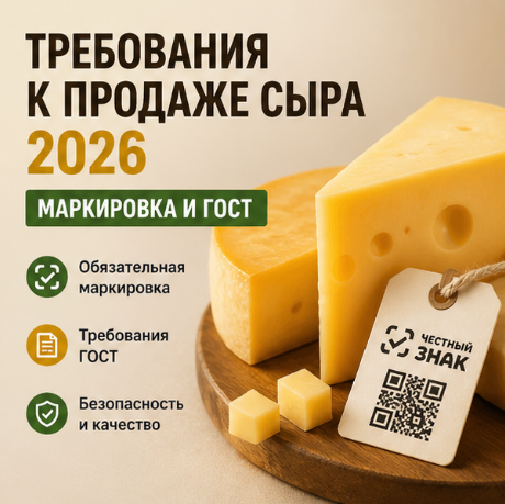Требования к продаже сыра 2026: маркировка и ГОСТ