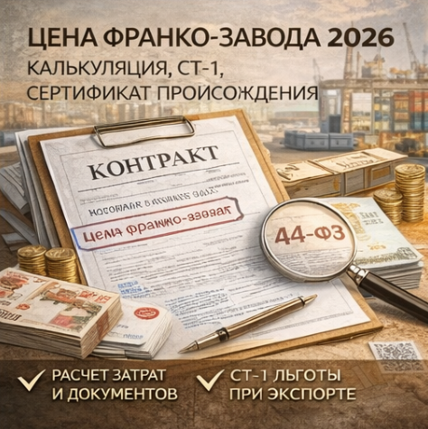 Цена Франко-Завода 2026: Калькуляция, СТ-1, Сертификат Прохождения