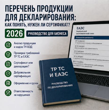 Перечень продукции для декларирования: как понять, нужен ли сертификат?