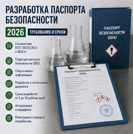 Разработка паспорта безопасности: требования и сроки 2026