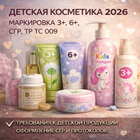 Детская Косметика 2026: Маркировка 3+, 6+, СГР, ТР ТС 009